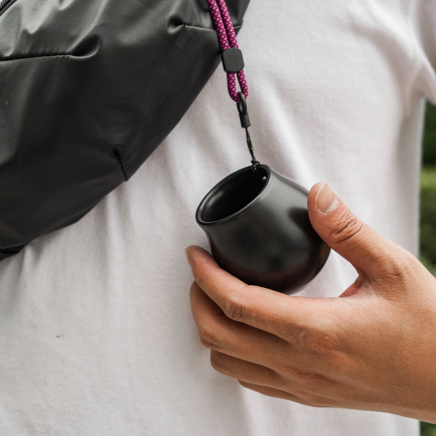 FuntasyCup® Lanyard Ceramic Cup [Jingdezhen High-Temperature Colored Glaze]